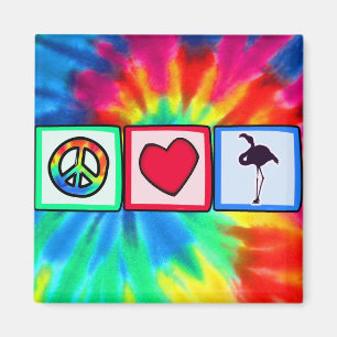 Imã Paz, amor, flamingos