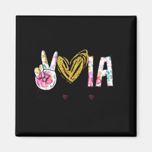 Imã Paz amor iowa floral vintage orgulho iowa estado