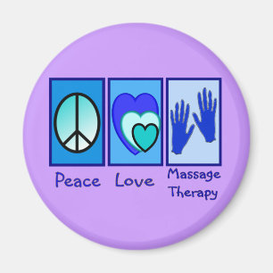 Imã Paz, amor, presentes da terapia da massagem