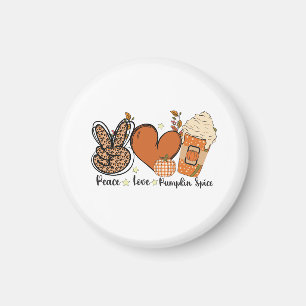 Imã Paz Amor Pumpkin Spice Queda