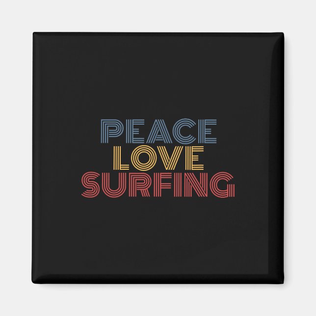 Imã Paz Amor Surfe  (Frente)
