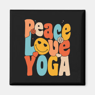 Imã Paz Amor Yoga Yoga Retro Mães de Ioga Avó de Ioga