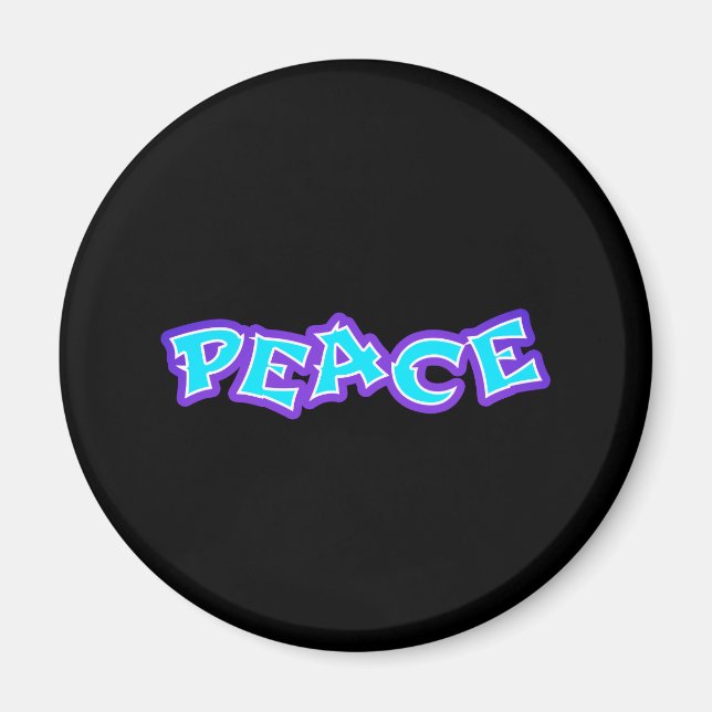Imã Paz de grafite (Frente)