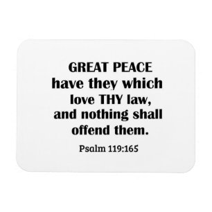 Ímã Paz do 119:165 do salmo a grande tem-nos que amam