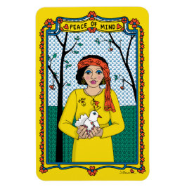 Ímã Paz do Magnet do Refrigerador Mind_B_4x6