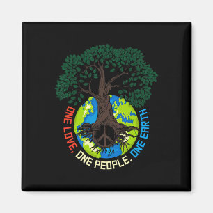 Imã Paz em Árvore Amor - Proteção Ambiental Terra D