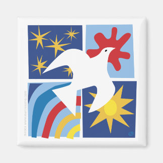 Imã Paz Joy Love Dove Magnet