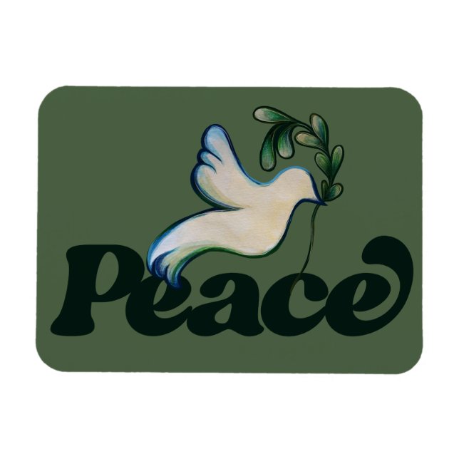 Ímã Paz na Terra design (Horizontal)
