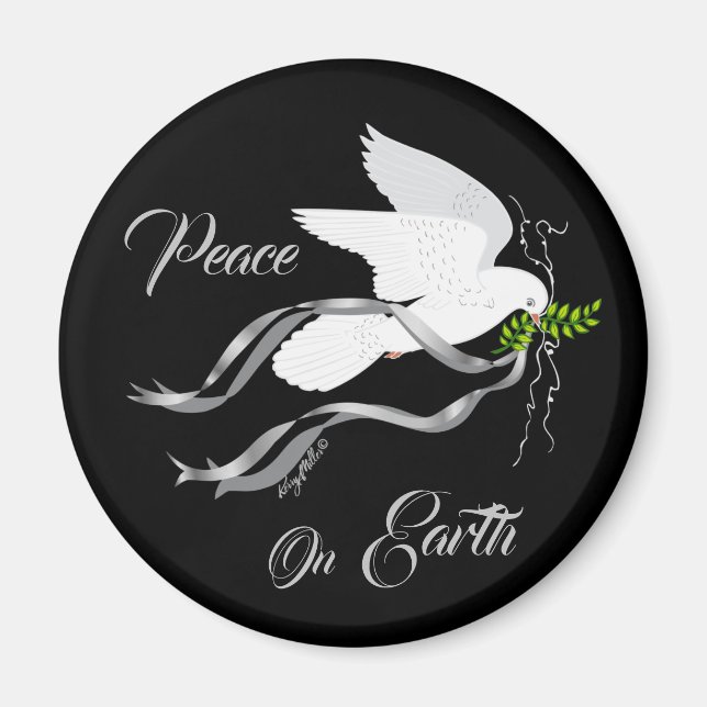 Imã Paz No Magnet Da Terra (Frente)