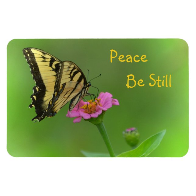 Ímã Paz Seja Ainda Borboleta (Horizontal)