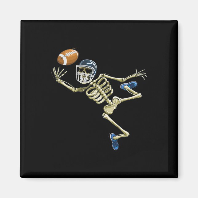 Imã Pé de Meninos do Dia das Bruxas do Skeleton Americ (Frente)