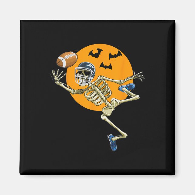 Imã Pé de Meninos do Dia das Bruxas do Skeleton Americ (Frente)