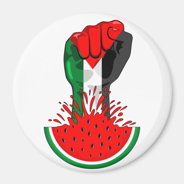 Imã Pé de resistência da Palestina em Watermelon (Frente)