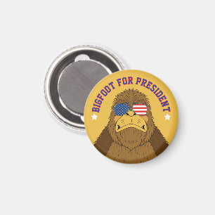 Imã Pé Grande Para Presidente Engraçado Sasquatch