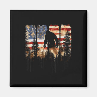 Imã Pé Grande Retro EUA Bandeira Americana Dia Da Inde