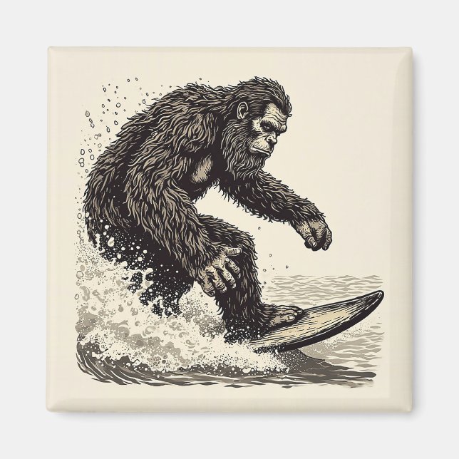 Imã Pé Grande Surfando (Frente)