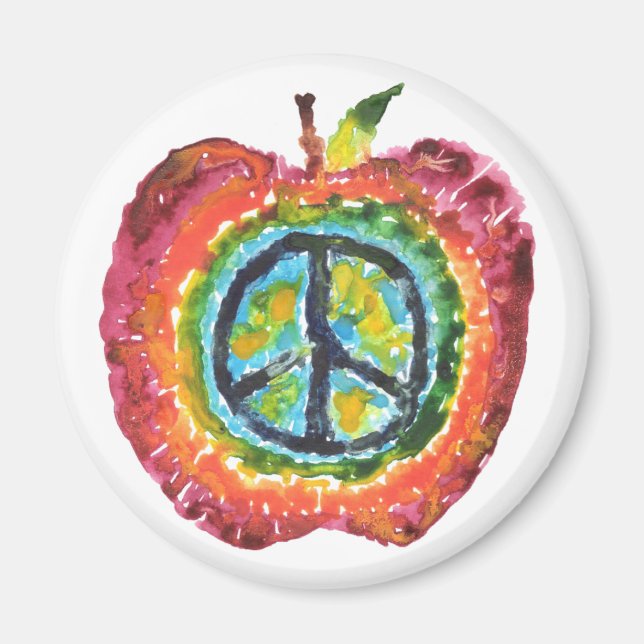 Imã Peace Apple (Frente)