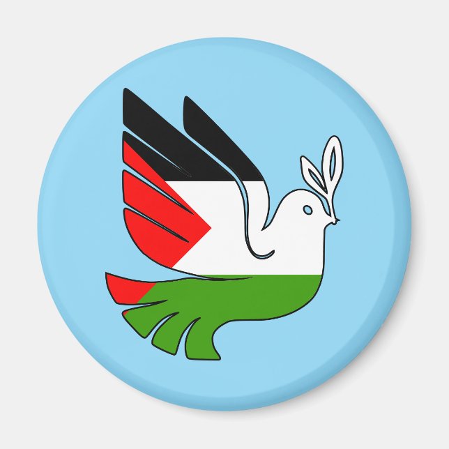 Imã Peace for Palestine Magnet (Frente)