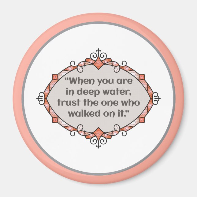 Imã Peace in deep waters (Frente)