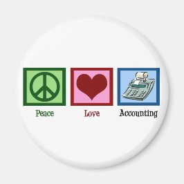 Imã Peace Love Accounting