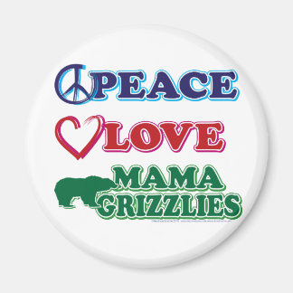 Imã Peace-Love-Mama-Grizzlies
