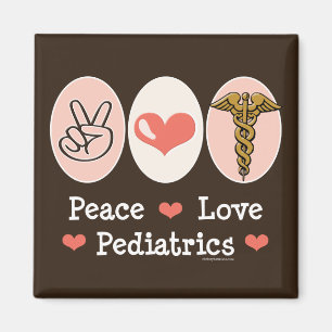 Imã Peace Love PM&R Magnet Physiatrary -... - Personal