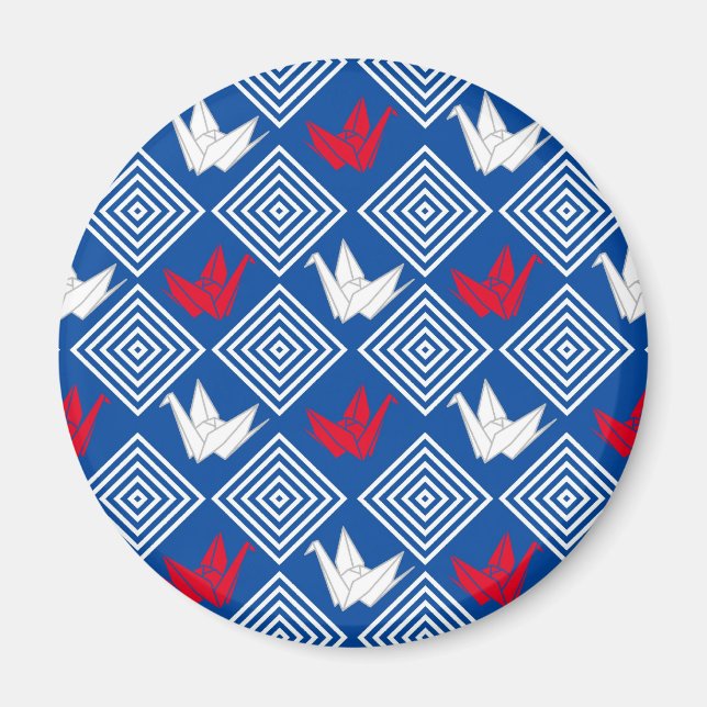 Imã Peace Orizuru Pattern (Frente)