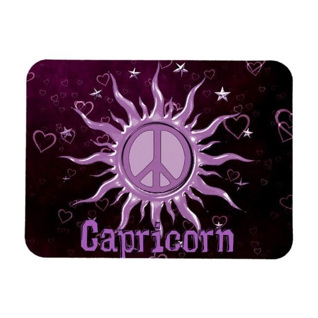 Ímã Peace Sun Capricorn (Horizontal)