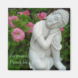 Imã Peaceful Buddha Garden Magnet – Be Peace Zen Decor