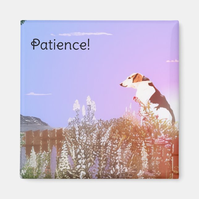 Imã Peaceful Dog (Frente)