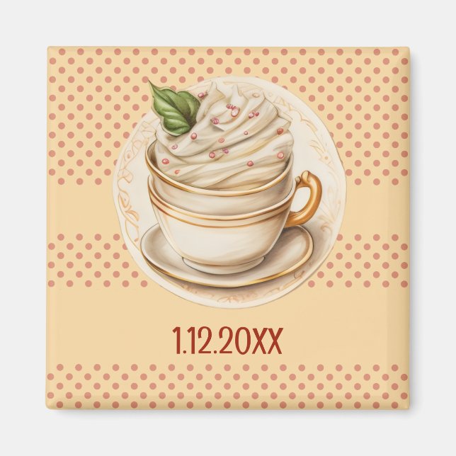 Imã Peach de pontos (Frente)