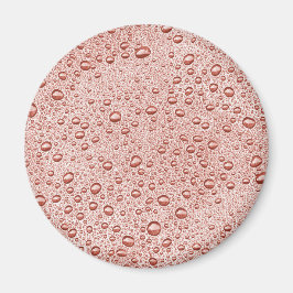 Imã Peach orange water droplets