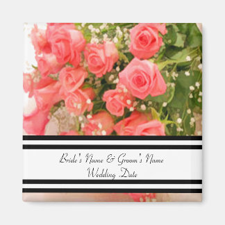 Imã Peach Rosa Favor Magnet Modelo