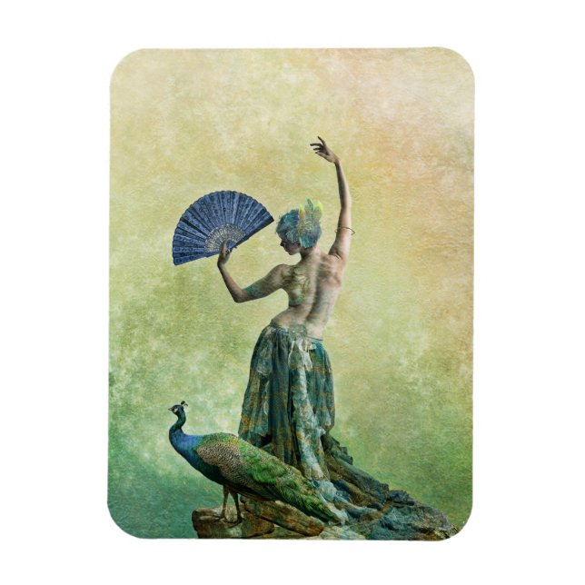 Ímã Peacock Dancer Magnet (Vertical)