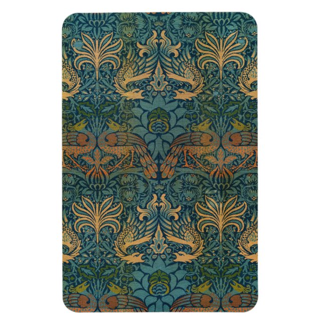 Ímã Peacock e Dragon, 1878, por William Morris (Vertical)