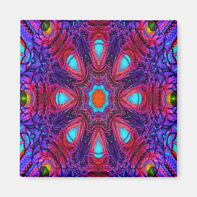 Imã Peacock Mandala.... (Frente)