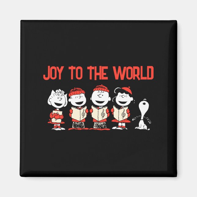 Imã Peanuts Merry Christmas Holiday Choir _1  (Frente)