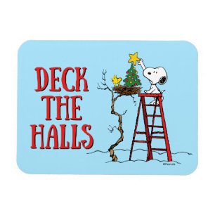 Ímã Peanuts Snoopy & Woodstock Christmas Tree