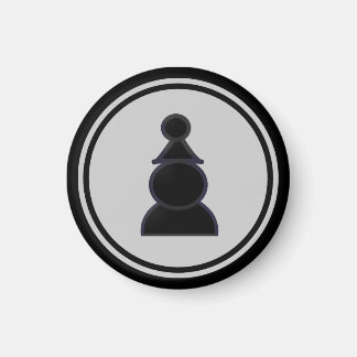Imã Peão Preto Chess Piece