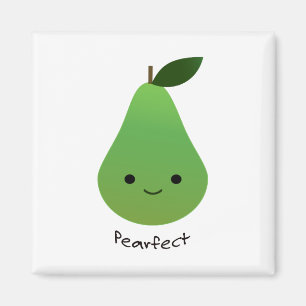 Imã Pearfect Pear bonitinho e engraçado