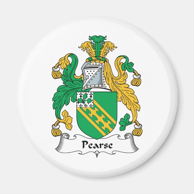 Imã Pearse Family Crest (Frente)
