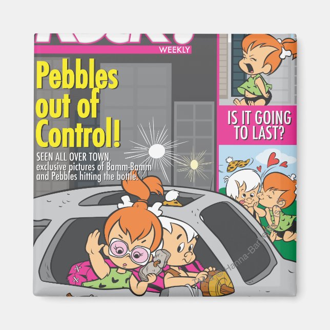 Imã PEBBLES™ e Bam Bam fora de controle (Frente)