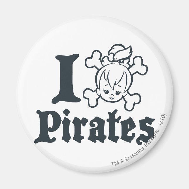 Imã PEBBLES™ O Pirata (Frente)