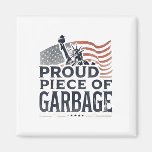 Imã Peça Orgulhosa De Garbyge Garge Para Trump
