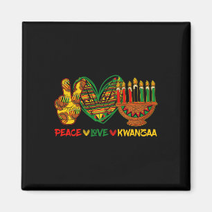 Imã Pecae Love Kwanzaa Kinara Princípios Velas Pan A