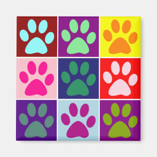 Imã Peças multicoloridas