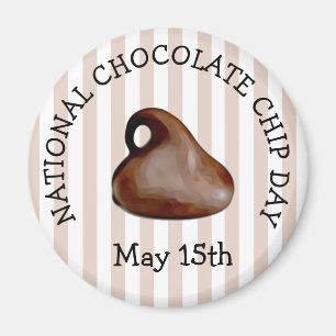 Imã Pedaços de chocolate dia ímã da comida do 15 de