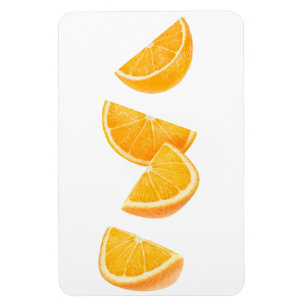 Ímã Pedaços de cor laranja