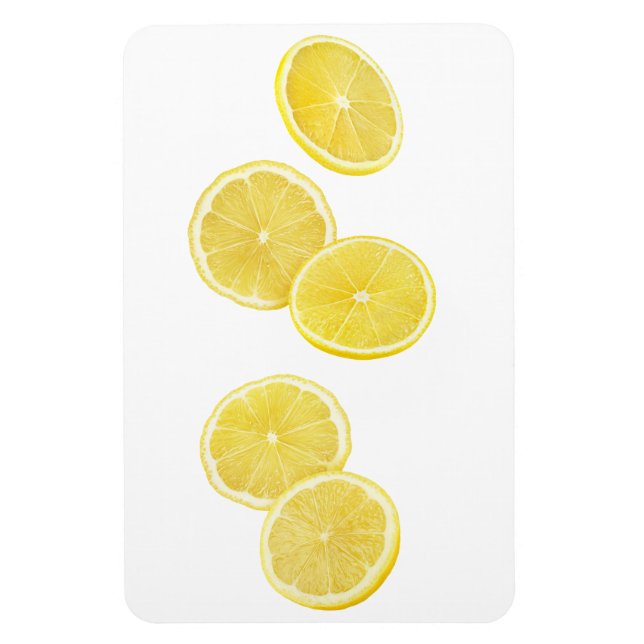 Ímã Pedaços de limão em queda (Vertical)