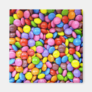 Imã Pedaços doces, doces coloridos